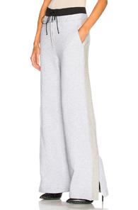 Tibi Sweatpants In Black,gray