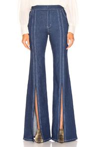 Chloe Flare Jean In Denim Dark