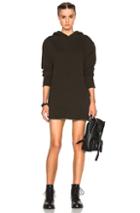 Rta Celine Sweatshirt Dress In Green