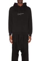 Yohji Yamamoto X New Era Hooded Sweatshirt In Black