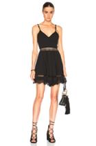 Jonathan Simkhai Crepe Trim Romper In Black