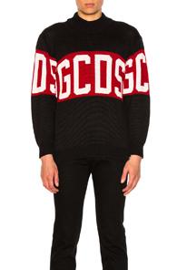 Gcds Knitwear Sweatshirt In Black