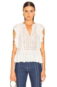 Ulla Johnson Abigail Top In White