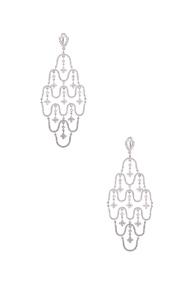 Loree Rodkin Wave Chandelier Earrings In Metallics
