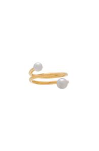 Maria Black 14 Karat Body Spring Ring In Metallics