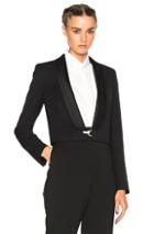 Lanvin Cropped Blazer In Black