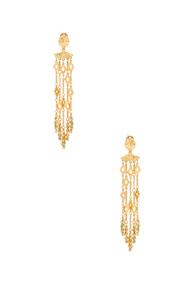 Oscar De La Renta Diamond Tassel Earring In Metallics