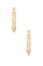 Oscar De La Renta Diamond Tassel Earring In Metallics