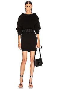 Rta Bailey Sweater Dress In Black