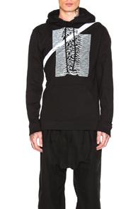 Raf Simons Two Piece Hoodie In Black
