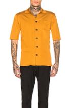 Maison Margiela Interlock Stitch Shirt In Neutral,orange
