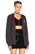 Alexander Wang Argyle Cardigan Sweater In Gray,geometric Print