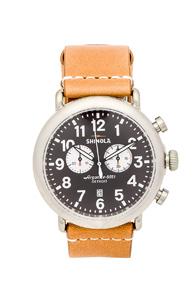 Shinola The Runwell Chrono 47mm In Neutrals,metallics