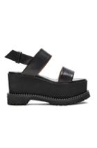 Givenchy Leather Ursa Flatform Sandals In Black