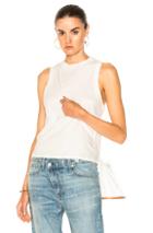 Rag & Bone/jean Slub Mock Neck Tank In White