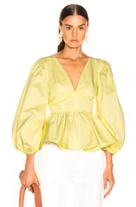 Staud Luna Top In Yellow