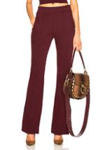 Cotton Citizen Milan Flared Trouser In Red