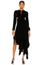 Marques ' Almeida Cut Out Back Dress In Black