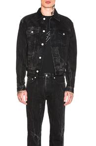 Givenchy Vintage Denim Jacket In Black
