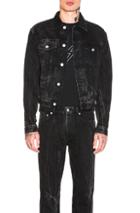 Givenchy Vintage Denim Jacket In Black