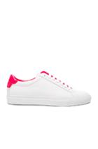 Givenchy Urban Street Low Sneaker In White,pink,neon
