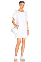 Kenzo Tech Weave Mesh Dress In White