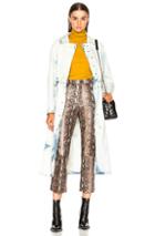 Esteban Cortazar Trench Coat In Blue