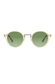 Oliver Peoples Buff Sunglasses In Animal Print,neutrals