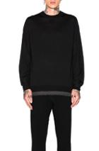 Sacai Pullover Sweater In Black