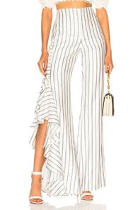 Alexis Mahalia Pant In Blue,stripes,white