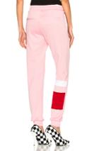 Msgm Track Pant In Pink,red