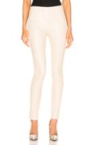 Helmut Lang Leather Legging In Neutral