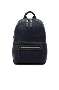 Lanvin Cotton Gabardine Backpack In Blue