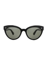 Oliver Peoples Roella Sunglasses In Black