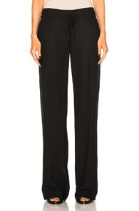 Ann Demeulemeester Drawstring Trousers In Black