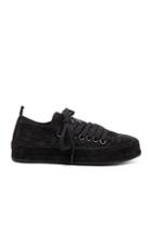 Ann Demeulemeester Suede Sneakers In Black