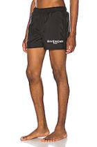 Givenchy Flat Classic Swim Short In Black