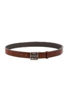Givenchy 4g Engraved Belt In Brown