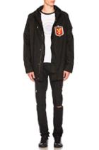 Saint Laurent Multipatch Parka In Black