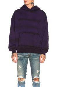 Amiri Tie Dye Shotgun Hoodie In Ombre & Tie Dye,purple