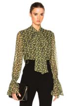 Alexis Romin Top In Green,floral