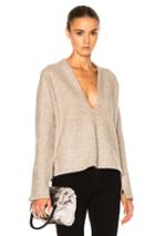 Soyer Deep V Sweater In Gray