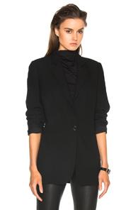 Ann Demeulemeester Boyfriend Blazer In Black