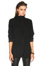 Ann Demeulemeester Boyfriend Blazer In Black