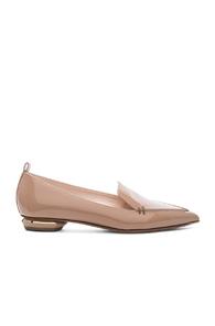 Nicholas Kirkwood Leather Beya Flats In Neutrals