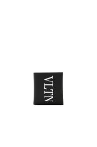 Valentino Vltn Billfold In Black