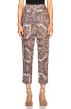 Zimmermann Epoque Track Pants In Purple,abstract