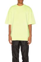 Yeezy Season 3 Heavy Knit Tee In Neon,green