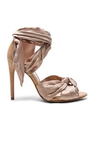 Alexandre Birman Satin Katherine Heels In Neutrals