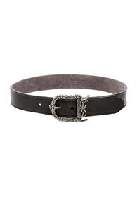Saint Laurent Celtic Belt In Black